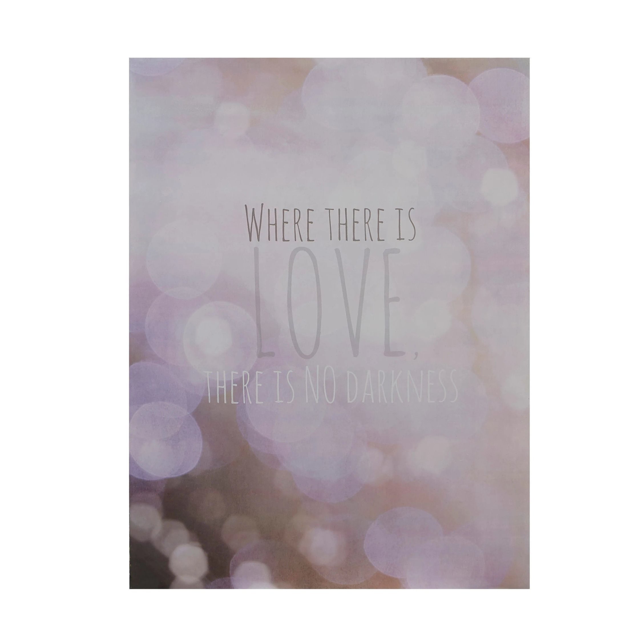 Orsina Madera Where There Is Love Wall Plaque