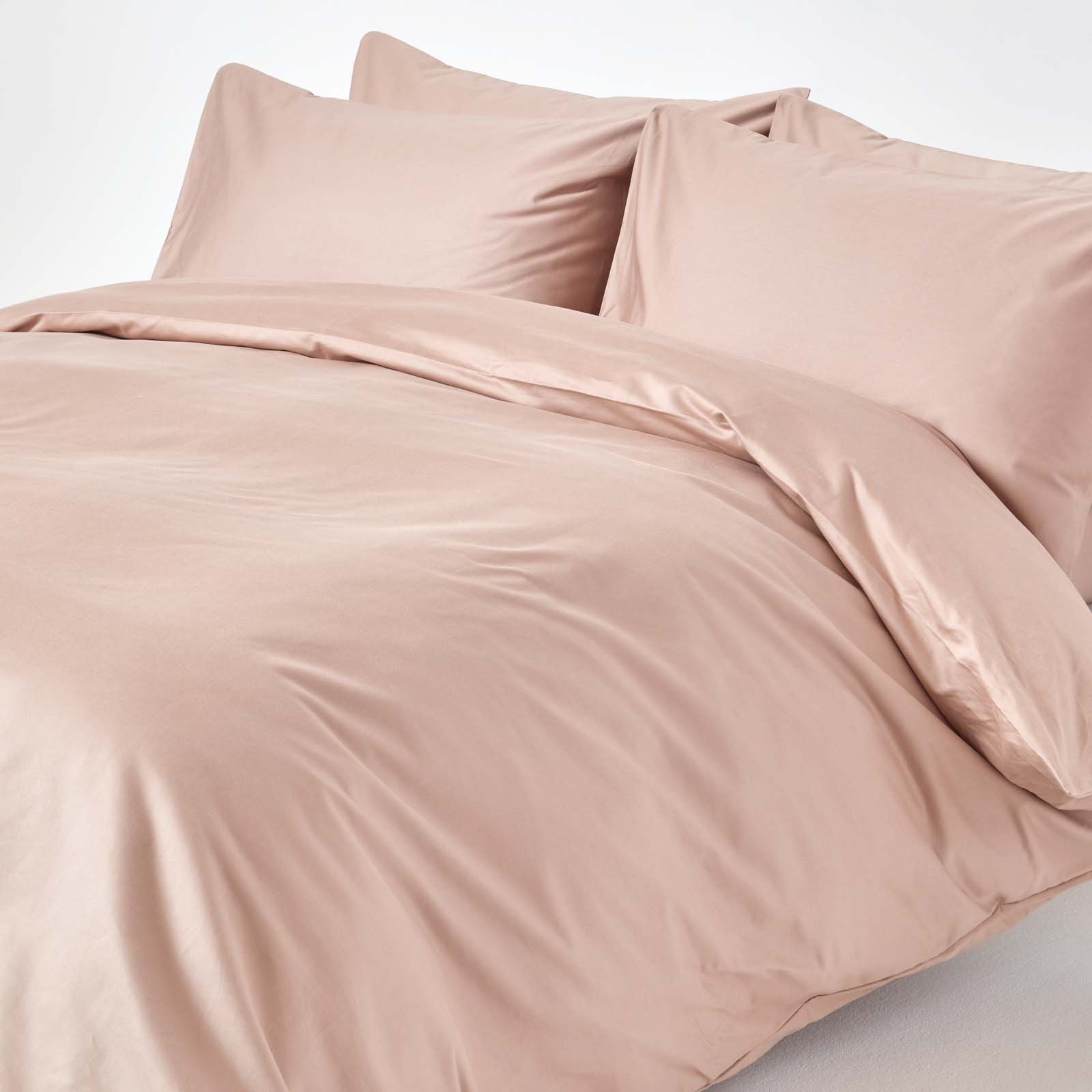 Homescapes Egyptian Cotton Mink Sateen Bedding Set - Super King
