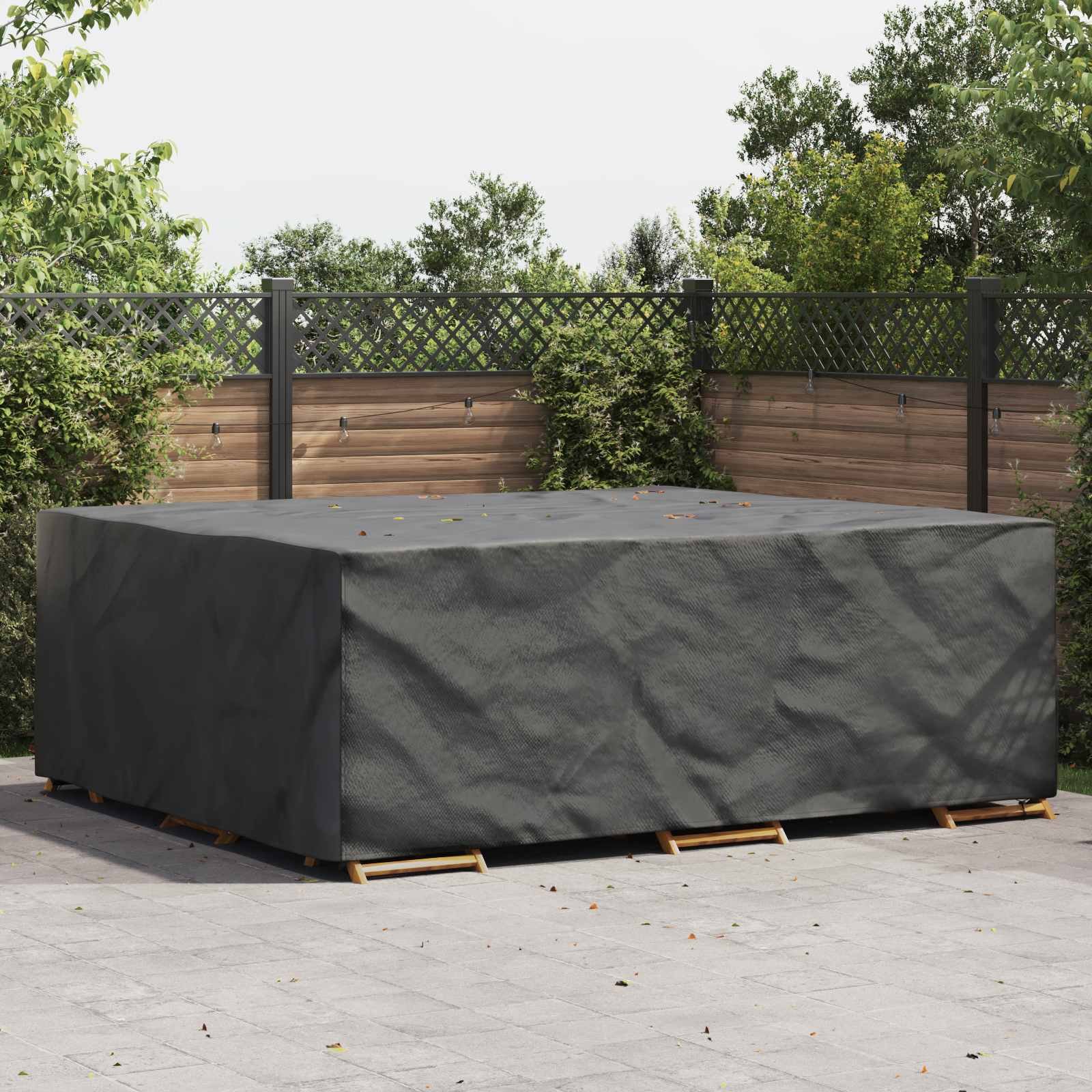 Walplus 210D Oxford Fabric Plain Furniture Cover - Black - 300 x 250 x 100 cm