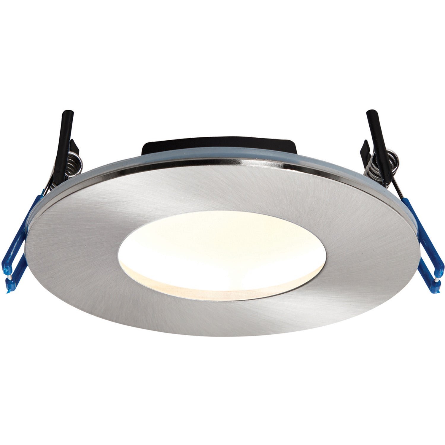 Loops Direct Die Cast Aluminium Recessed Bathroom Downlight - Satin Nickel