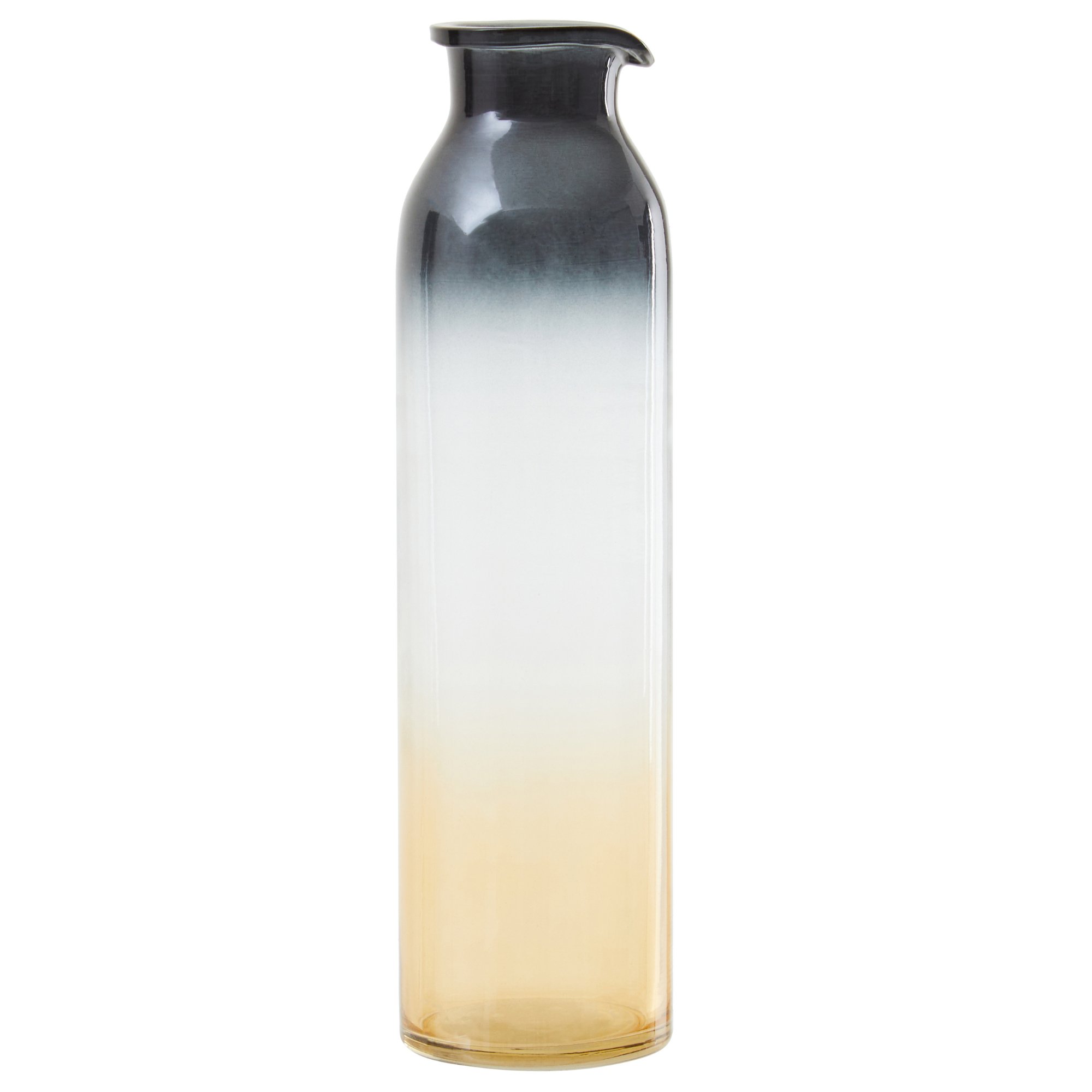 Orsina Glynn Large Bottle Vase – Black and Gold