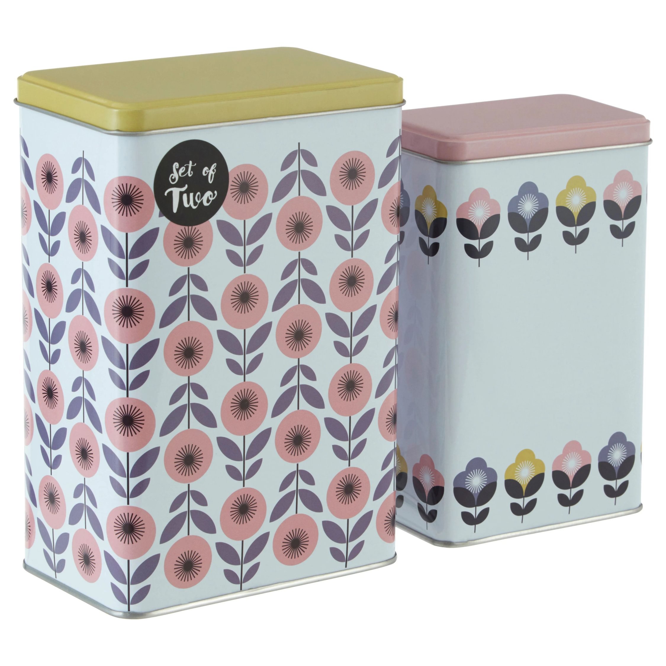 Orsina Paice Set of 2 Storage Canisters