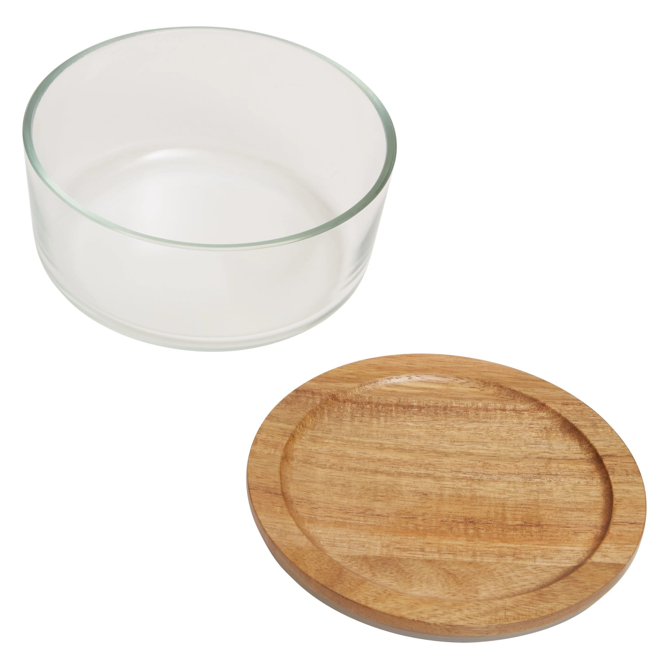 Orsina Freska 850ml Glass Container With Acacia Lid