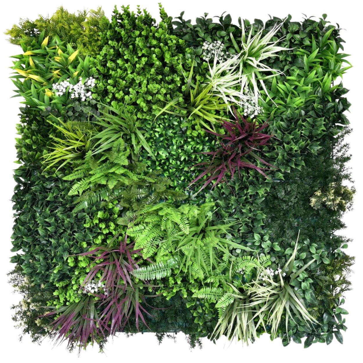 Ark Mat Artificial Living Wall Panel - Wordsworth - 1m x 1m