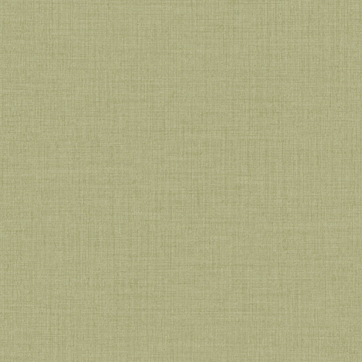 Grandeco Linen Textured Plain Wallpaper - Apple Green