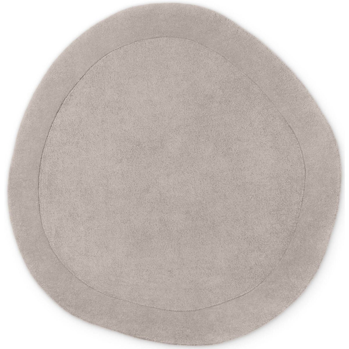 Villeroy and Boch  Grey Kari Handmade Wool Blend Oval Rug - 160cm