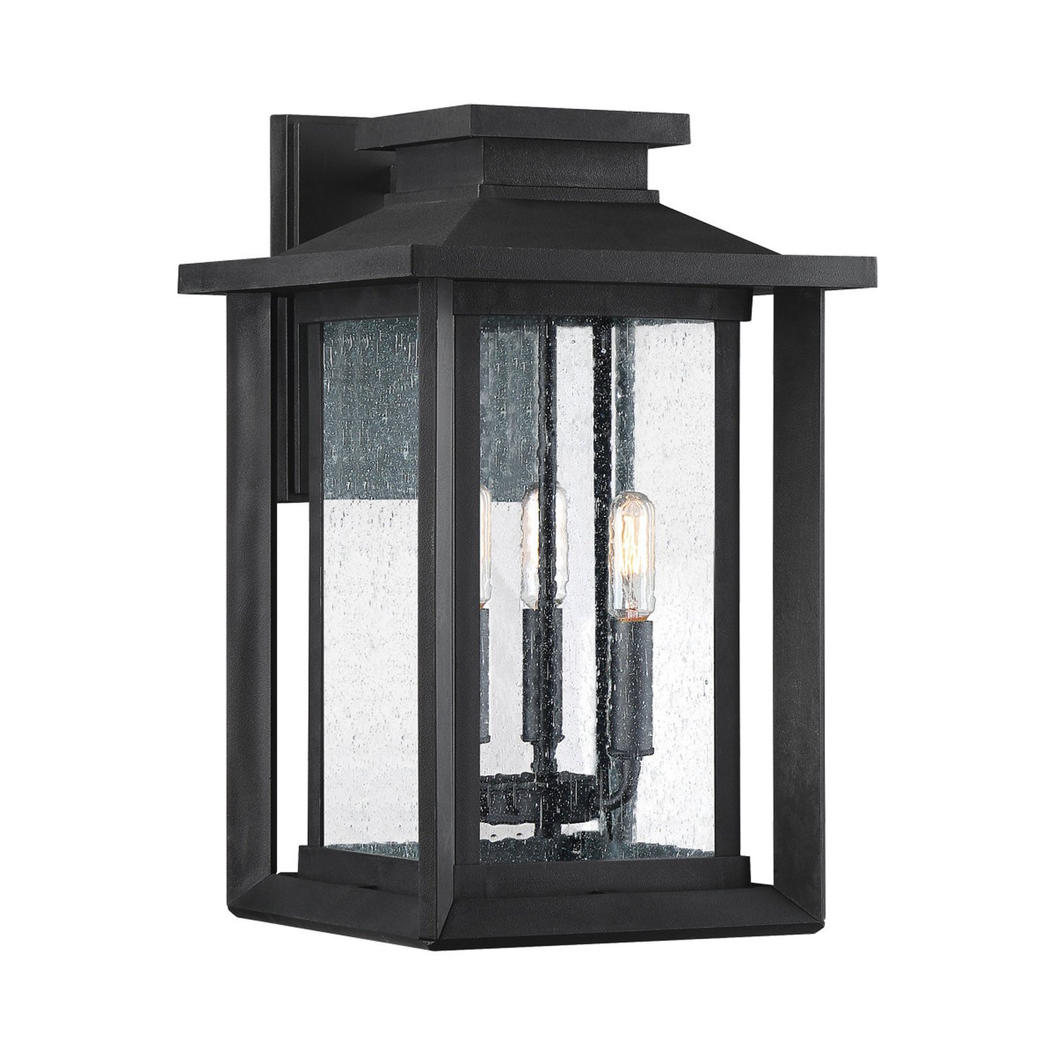 Elstead Quoizel 3 Arm Wall Light - Earth Black