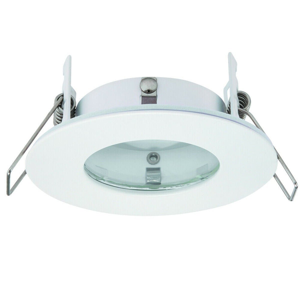 Loops Direct Speculo Steel and Glass Recessed LED Downlight - Matt White