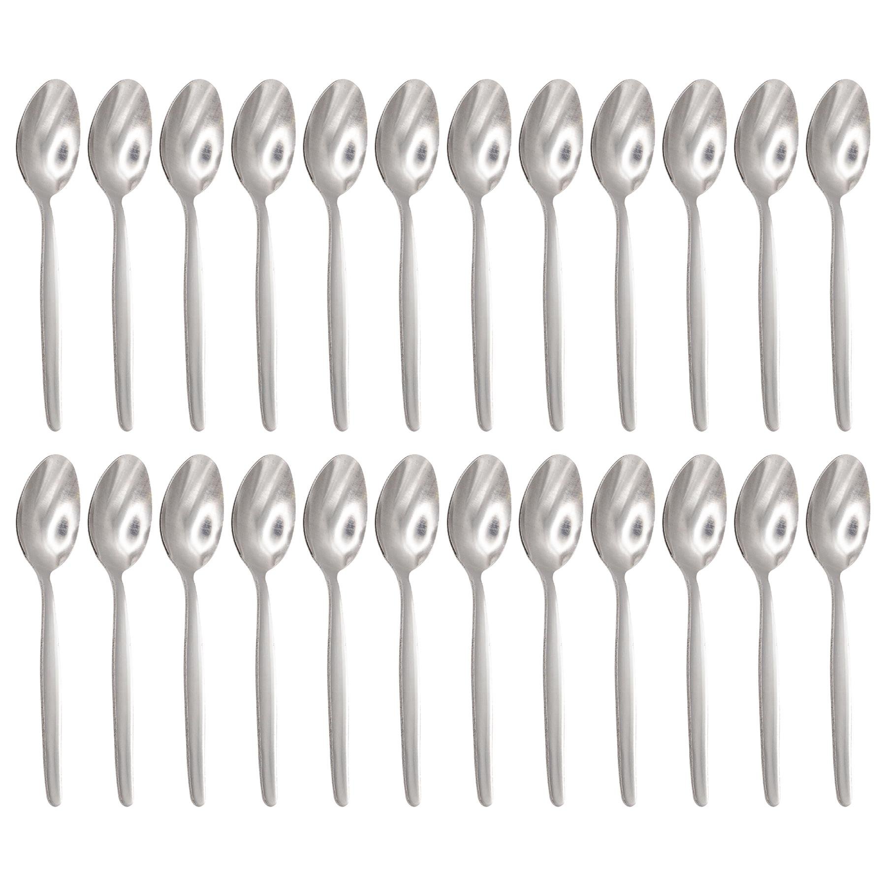 Argon Tableware Economy Stainless Steel Teaspoons - Pack of 24