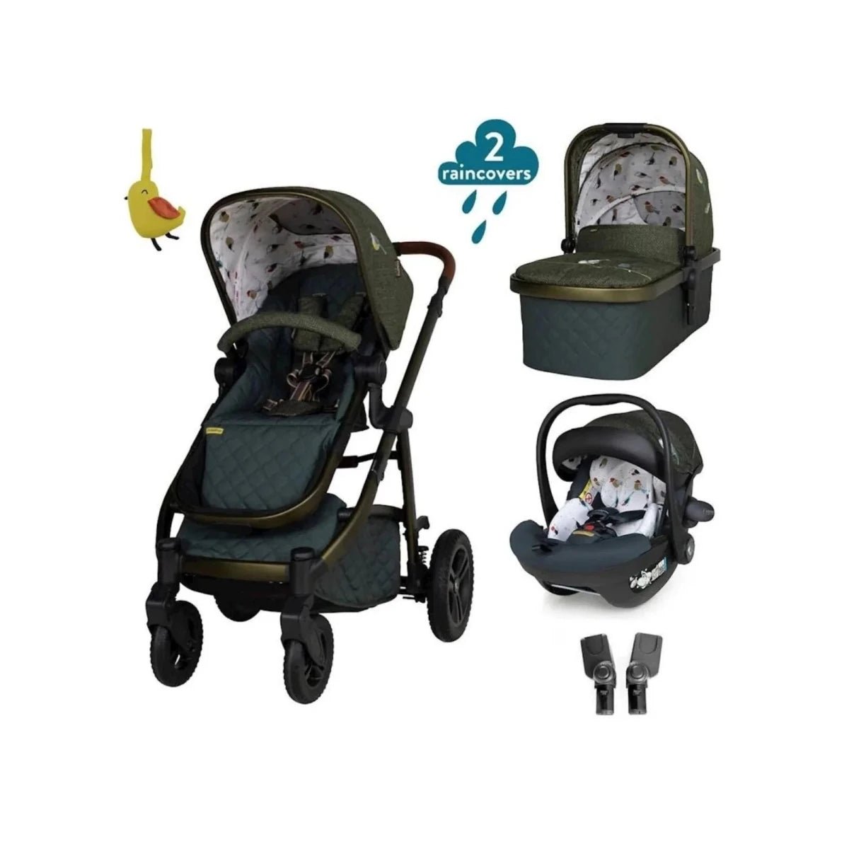 Cosatto Wow 3 Travel System with Acorn i-Size Car Seat - Bureau