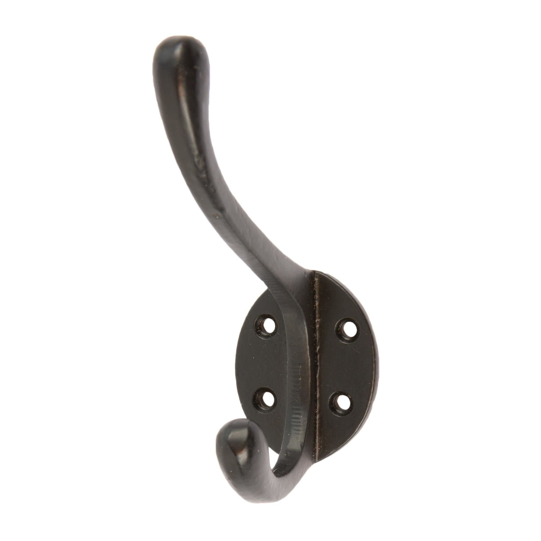 Hammer & Tongs Hat & Coat Hook - Black