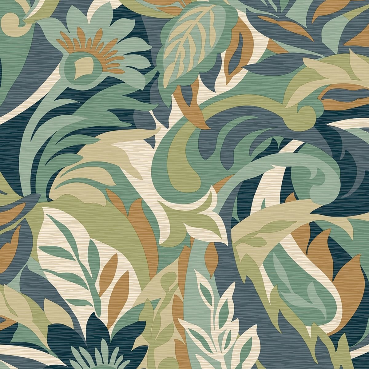 Belgravia Casa Leaf Wallpaper - Green