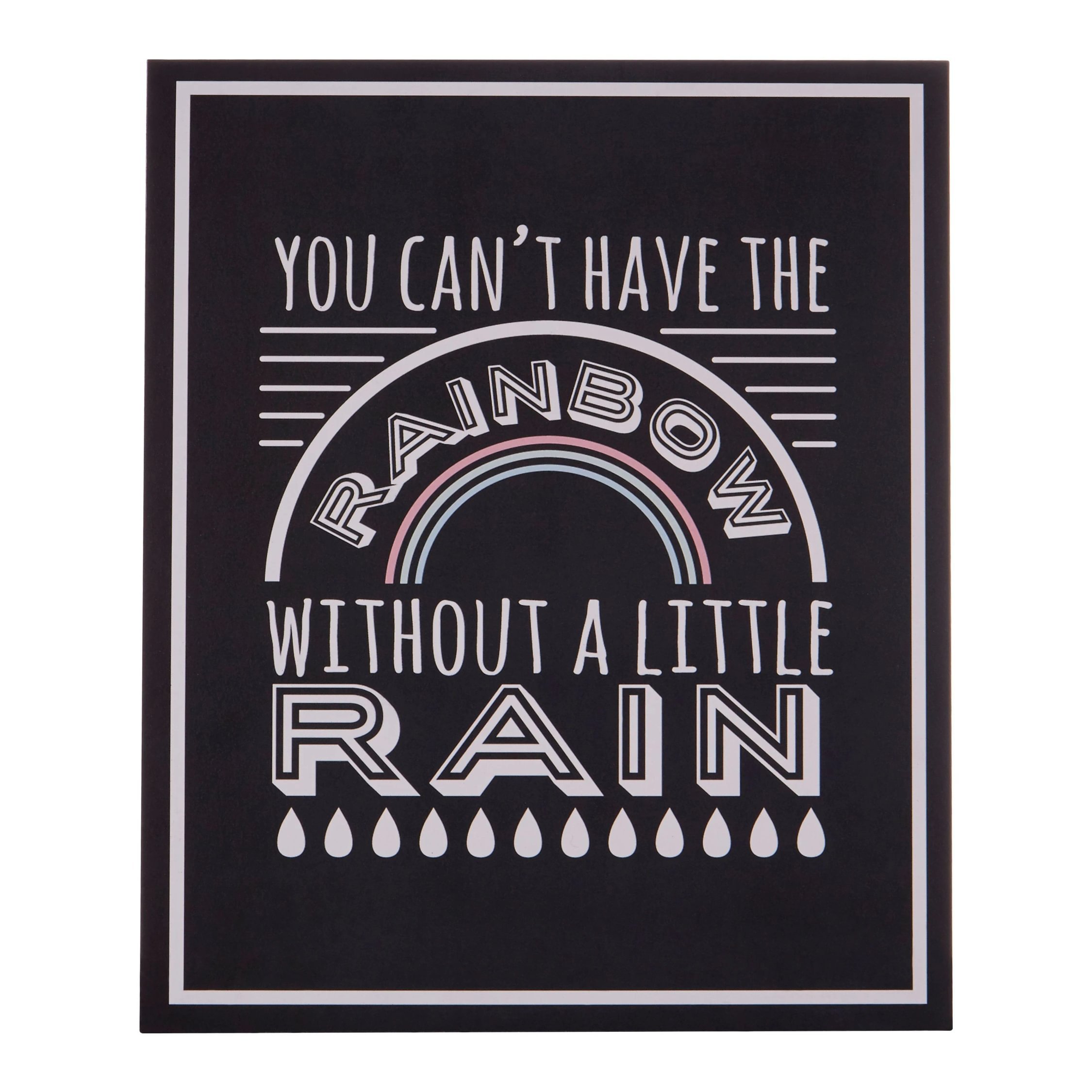 Orsina Madera Wall Plaque - Rainbow
