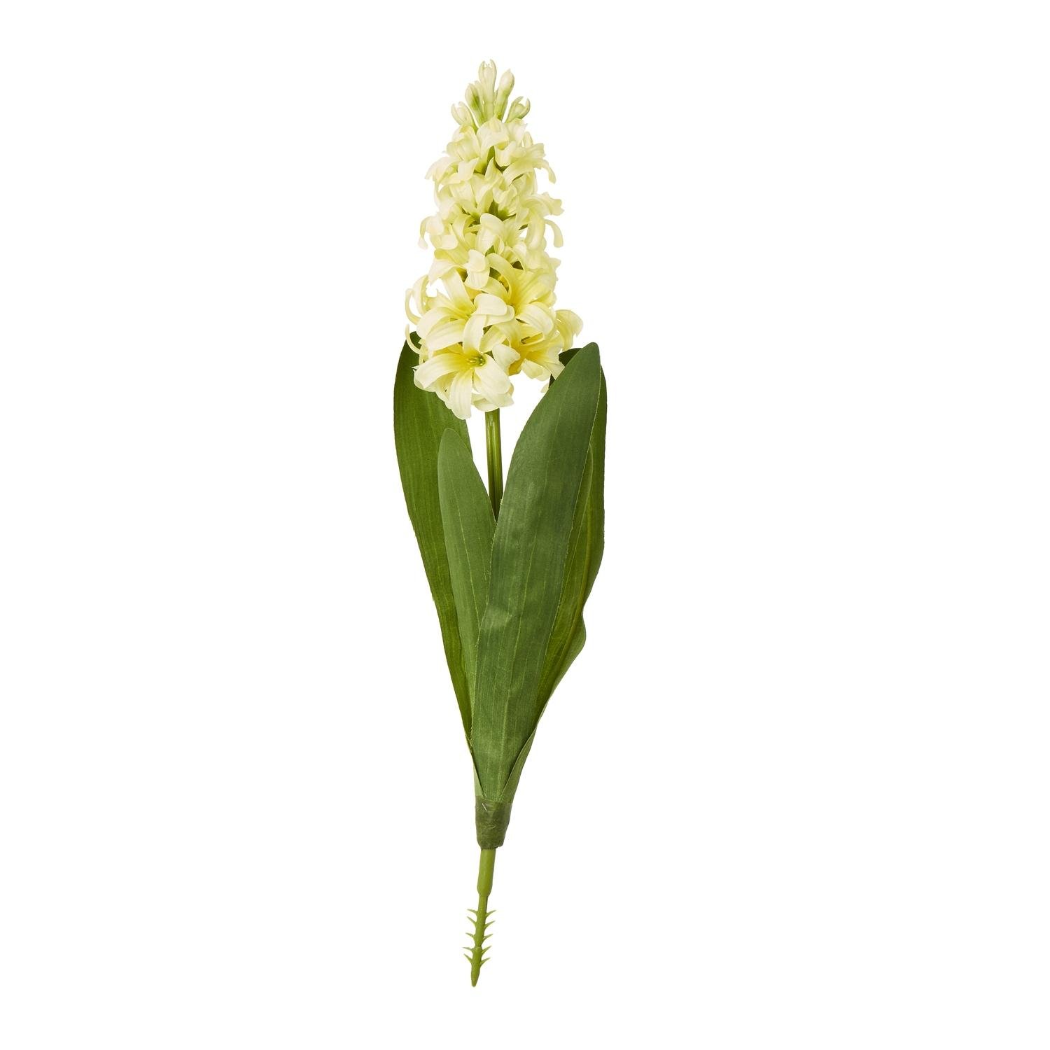 Hill Interiors Hyacinth Stem Artificial Plant - Yellow