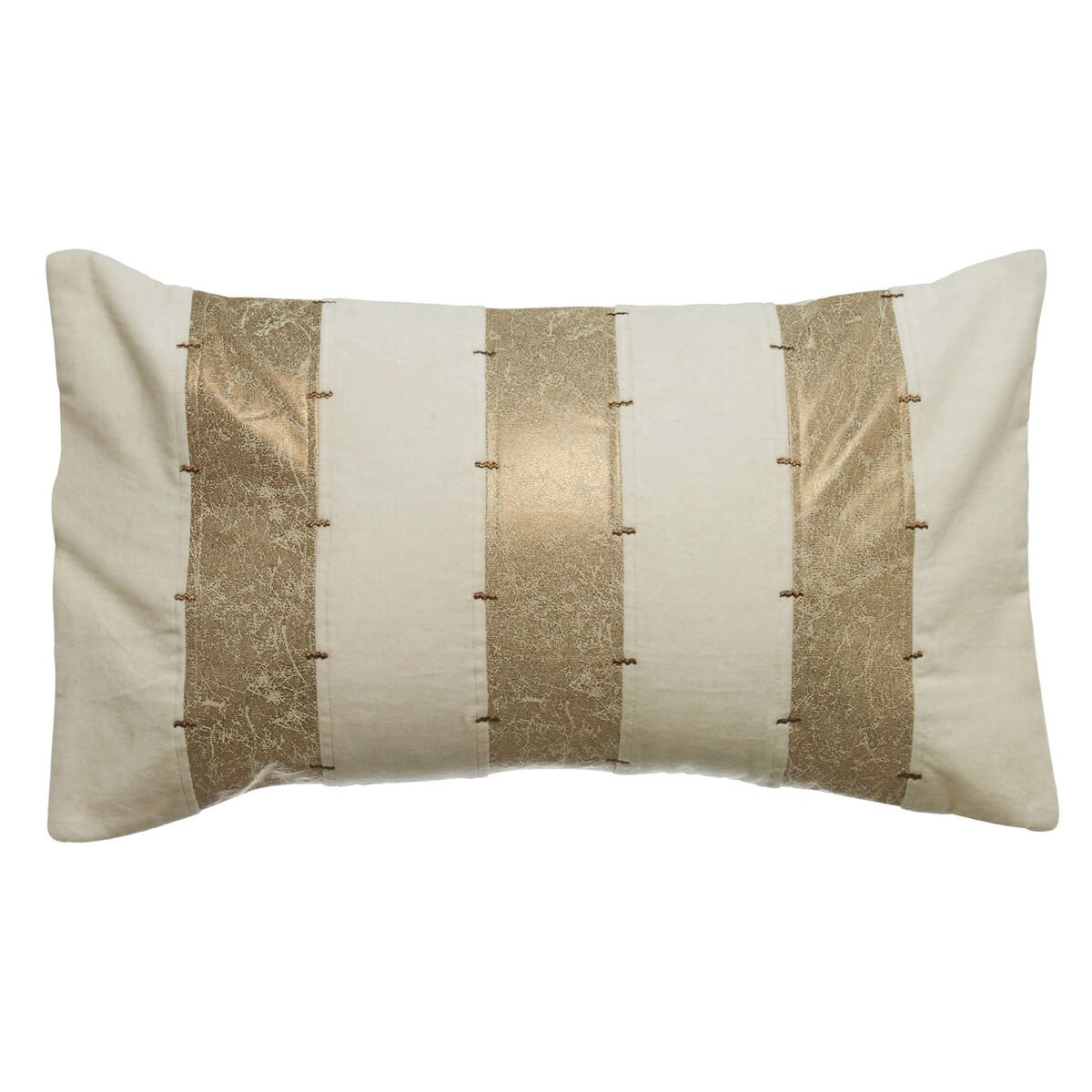 Orsina Bosie Kensington Townhouse Panelled Rectangular Cushion – Cream