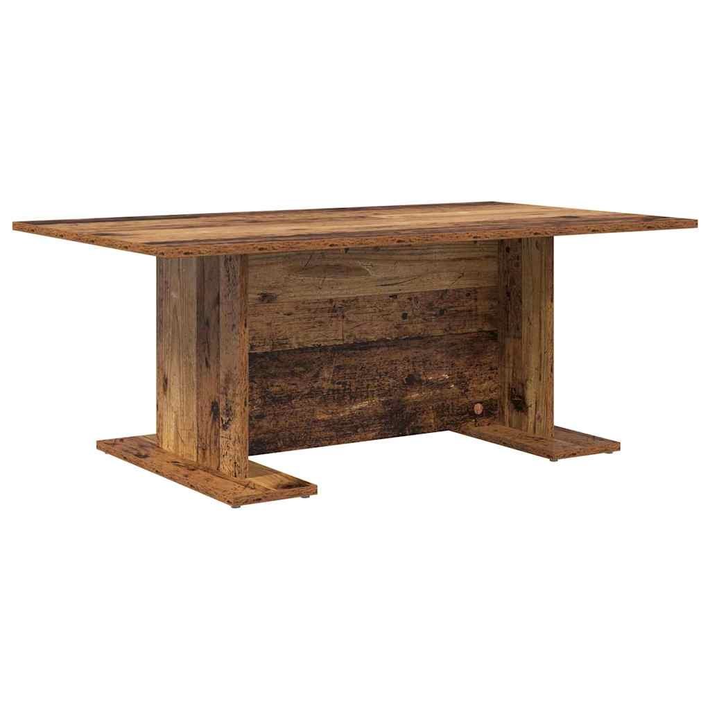 Walplus Engineered Wood Coffee Table - Dark Wood - 103.5 x 60 x 40 cm