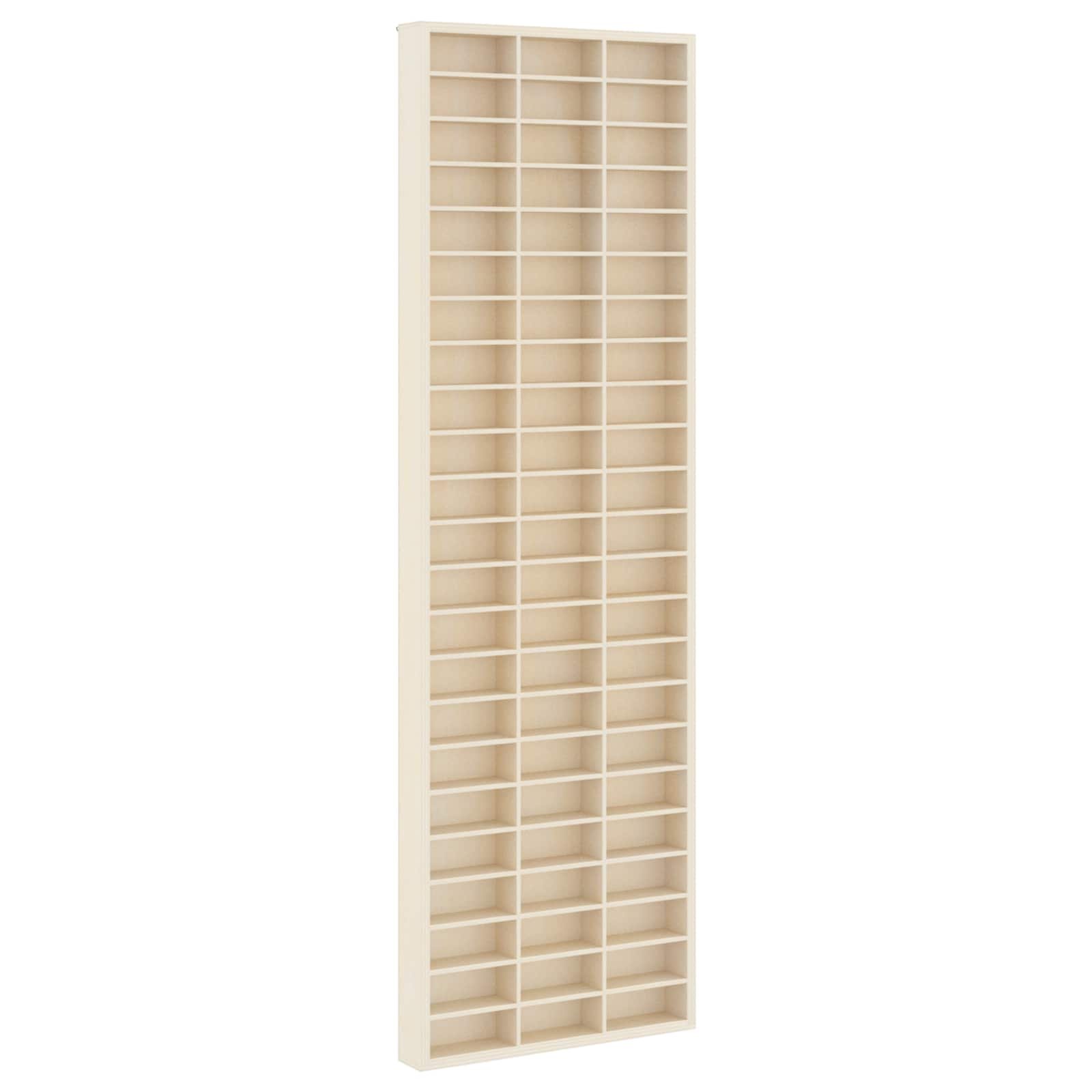 Walplus Engineered Wood Wall Display Case - Beige - 30 x 4.5 x 96 cm