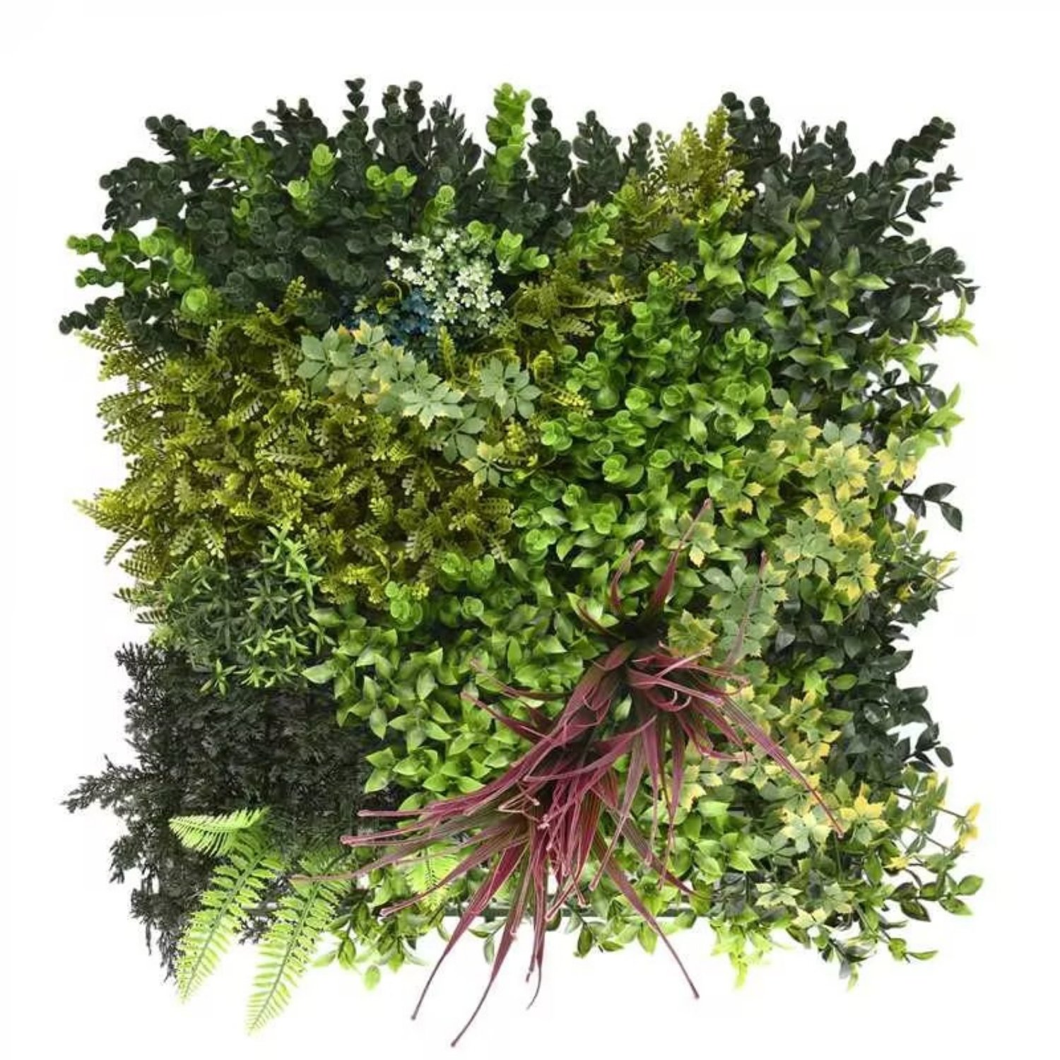 Ark Mat Artificial Living Wall Panel - Purple Strand - 50cm x 50cm