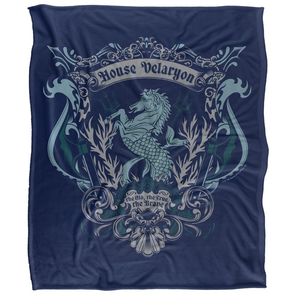 Game Of Thrones House Velaryon Soft Touch Blanket - 152cm x 127cm
