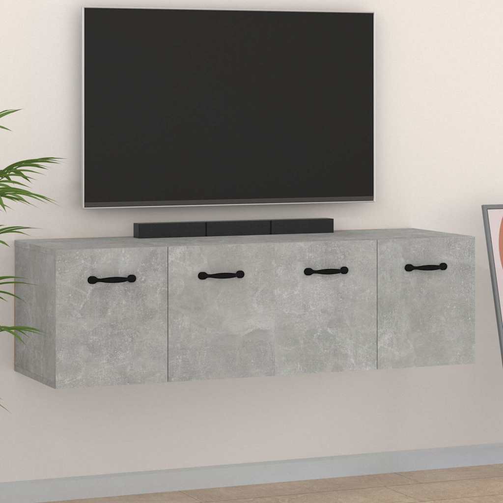 Walplus Engineered Wood Wall Cabinet - Granite Grey - 80 x 35 x 36.5 cm