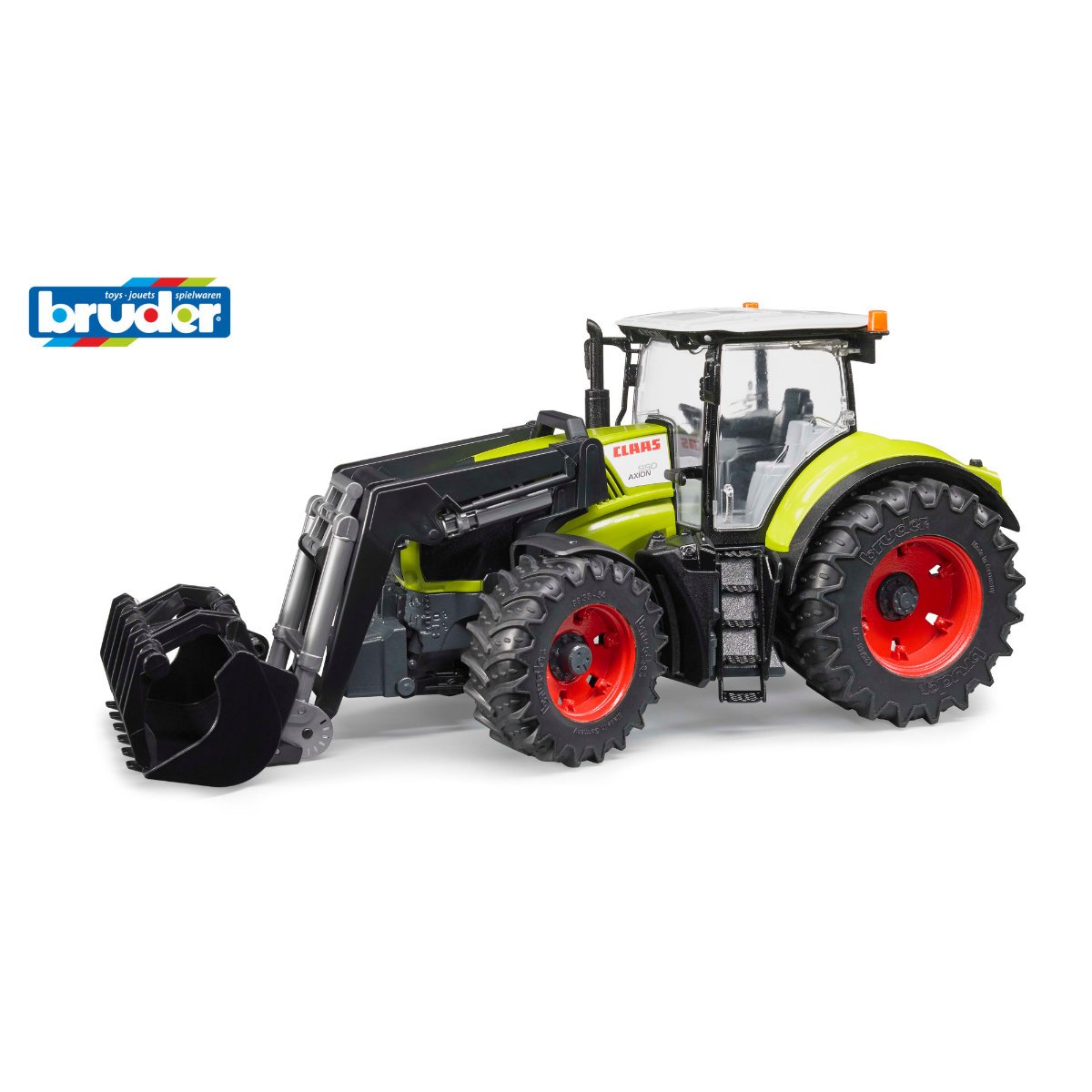 Bruder 1:16 Class Axion 950 Tractor with Frontloader - Green