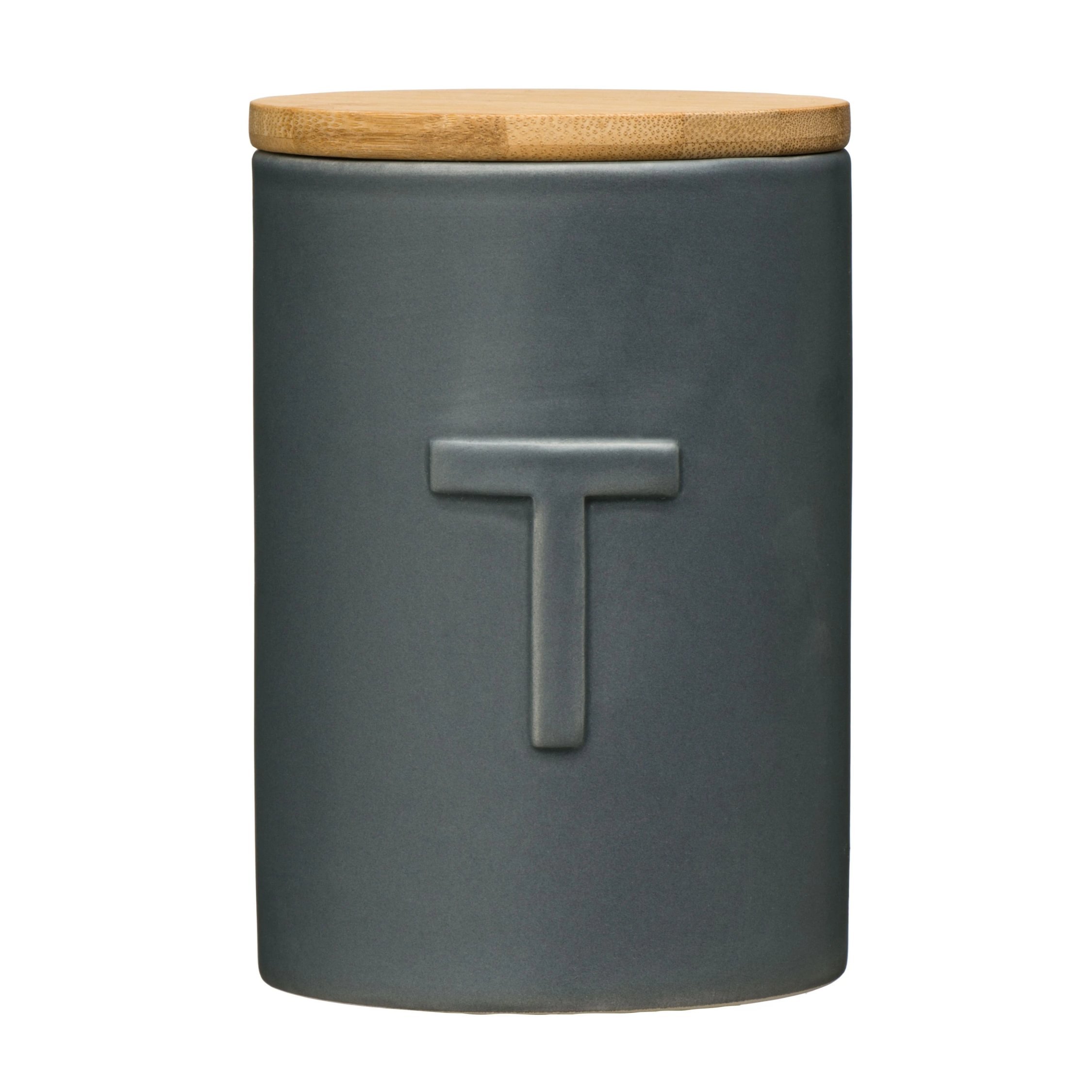 Orsina Fenwick Tea Canister – Dark Grey