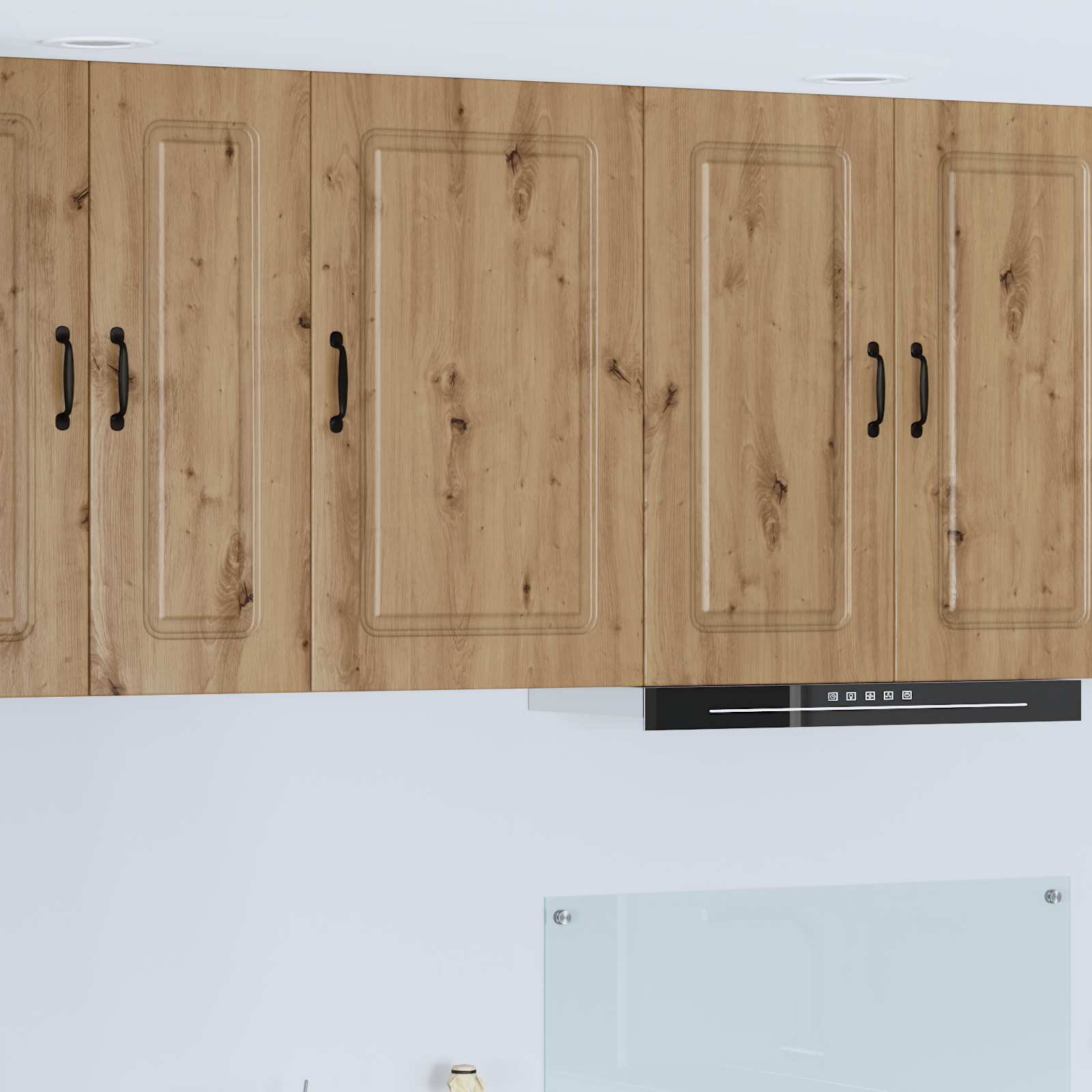 Walplus 2 Door Engineered Wood Storage Cabinet - Artisan Oak - 80 x 31 x 80 cm