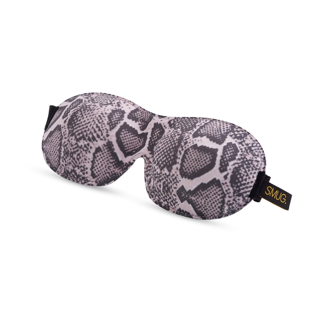 SMUG Contoured 3D Blackout Sleep Mask - Snake Print