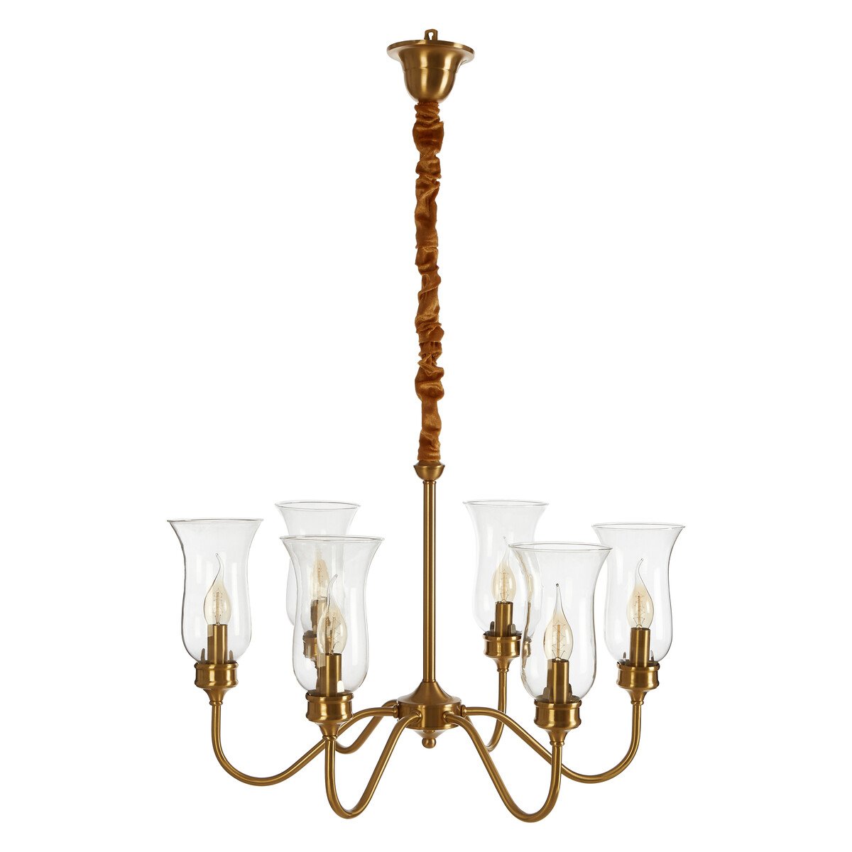 Orsina Zissi 6 Arm Ceiling Light - Gold