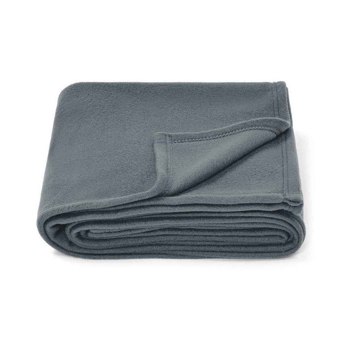 Brand Lab Polar Fleece Charcoal Blanket - 150cm x 120cm