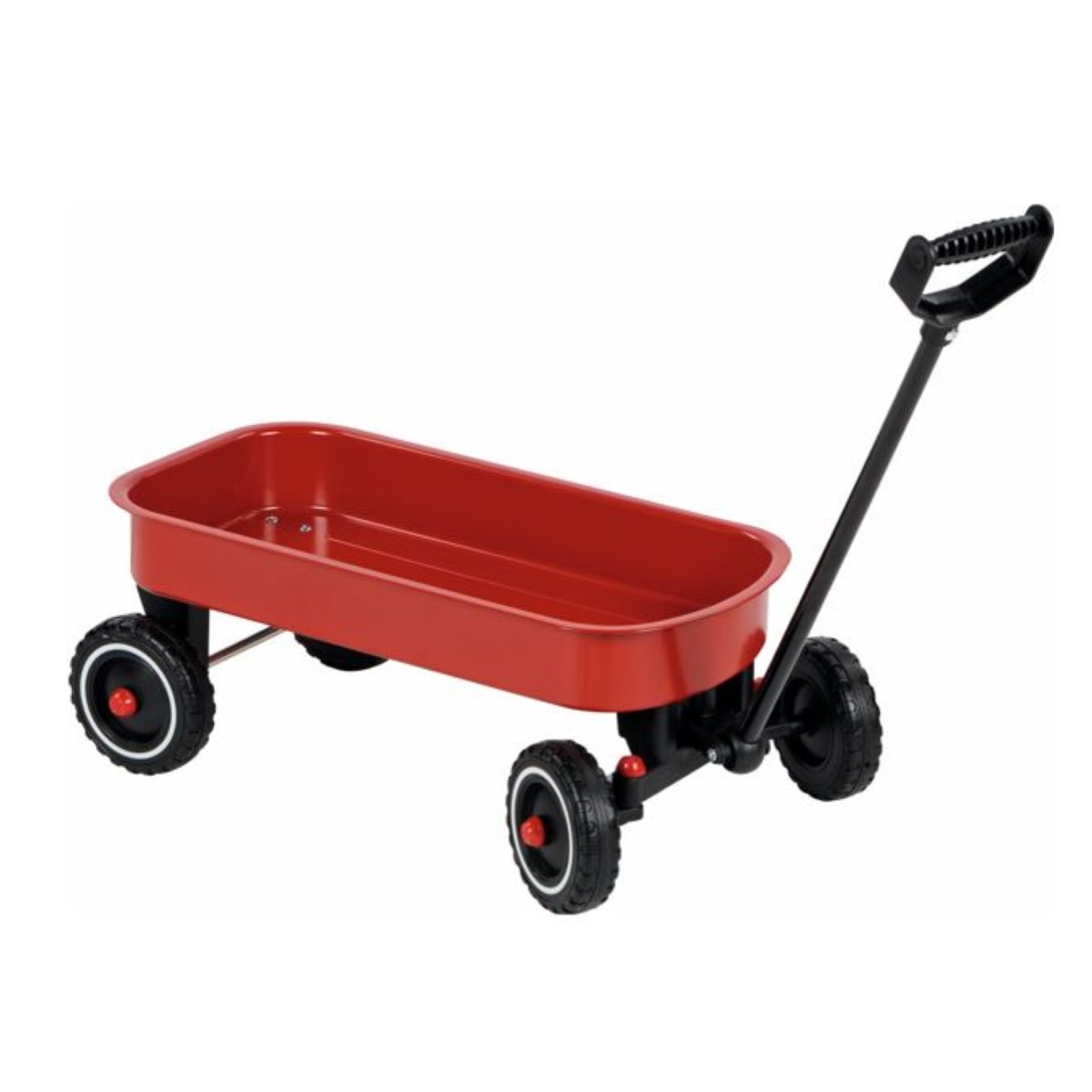 Goki Pull Along Cart Outdoor Toy - Classic Red