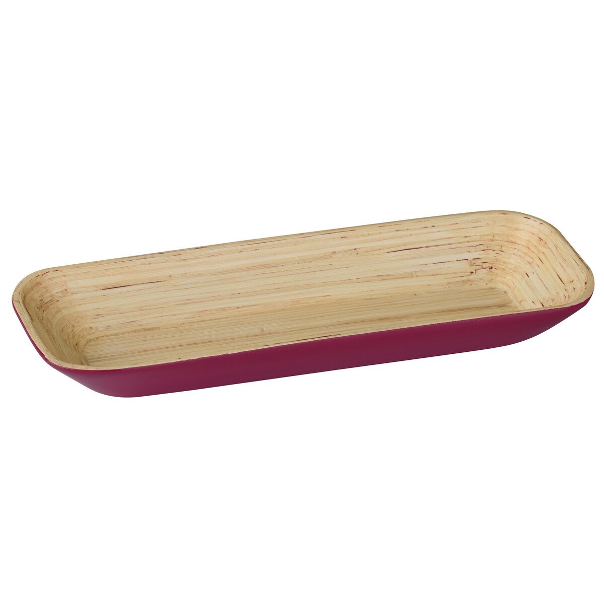 Orsina Kyoto Large Bamboo Tray – Raspberry