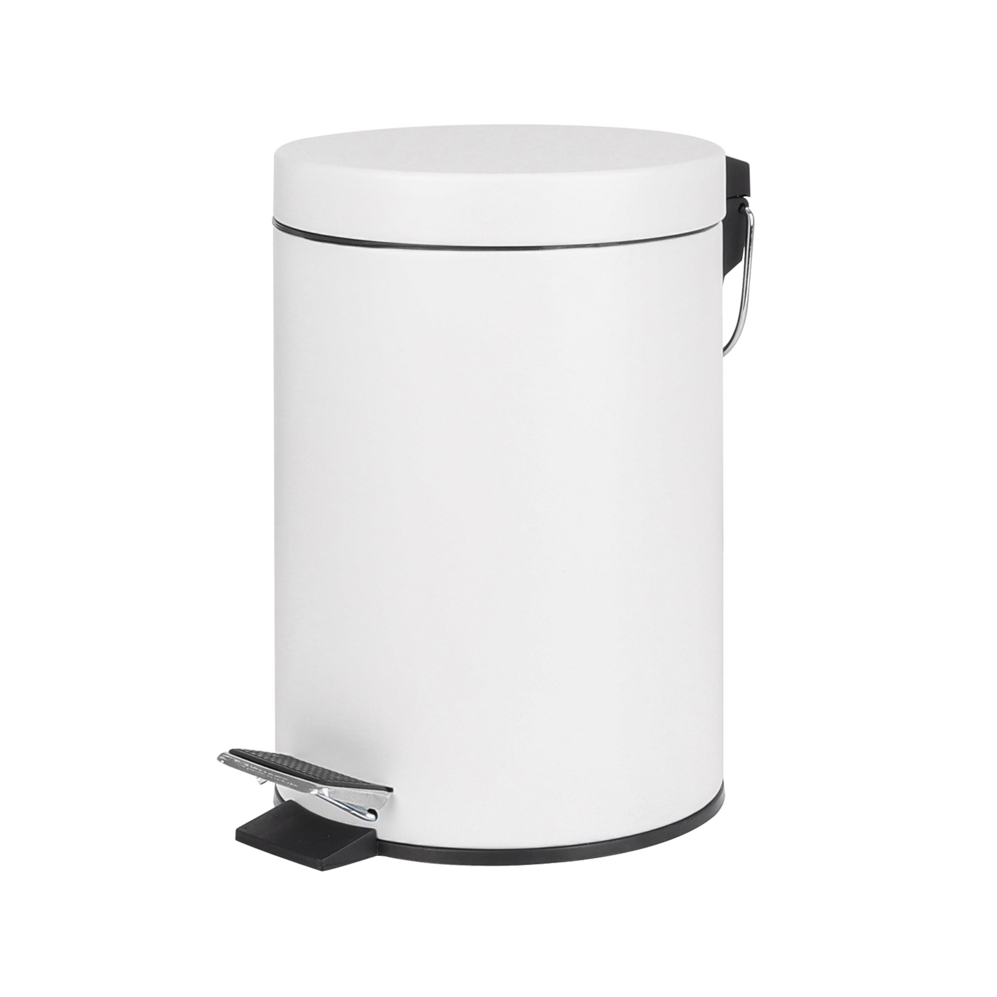 Home Treats 3L Bathroom Pedal Bin - White