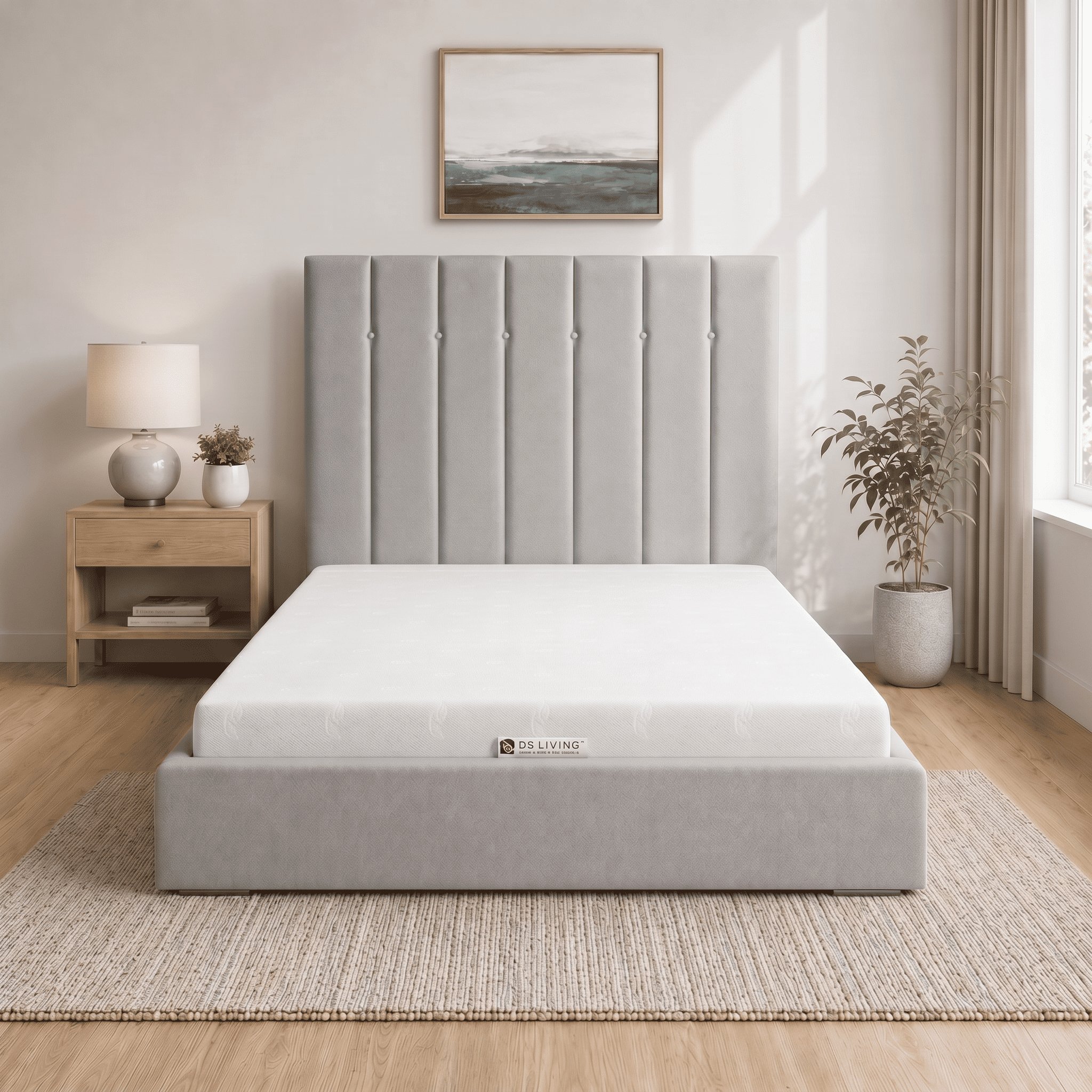 DS Living Pureflex 10cm Memory Foam Rolled Mattress - Small Single