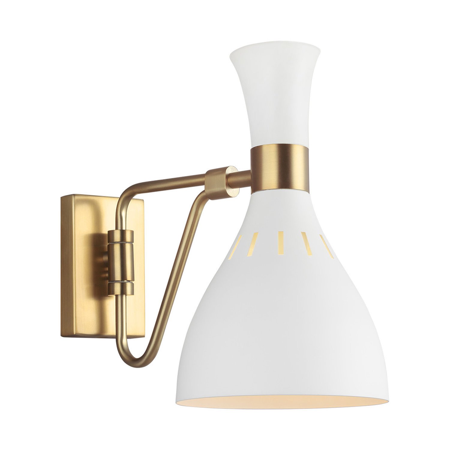 Elstead Joan Dome Wall Light - Matte White