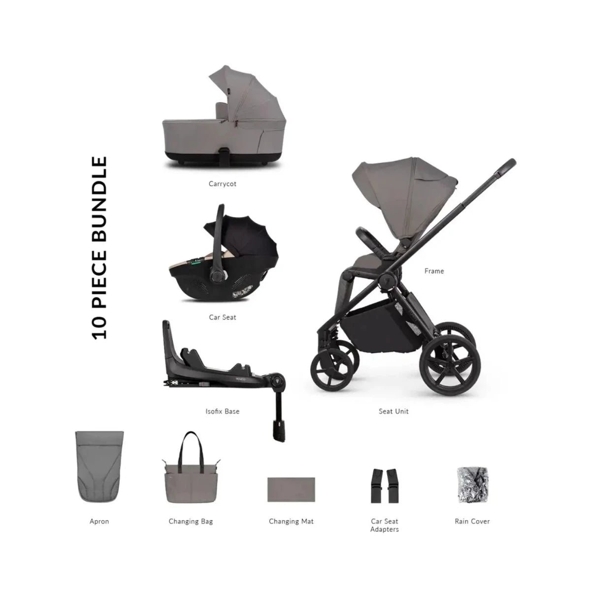 Venicci Claro 2 4-in-1 Travel System - Beige