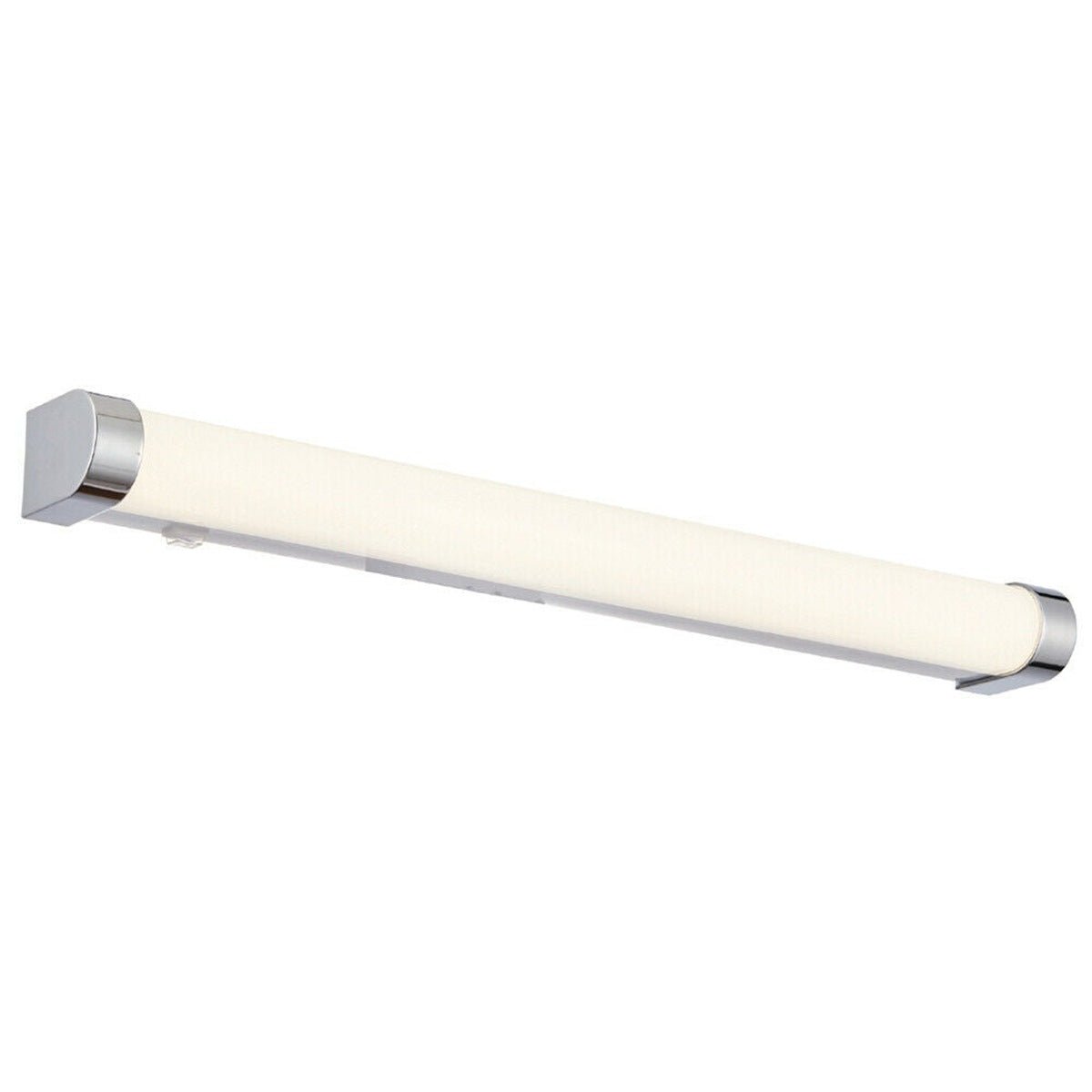 Loops Direct Plastic LED Wall Light - Chrome