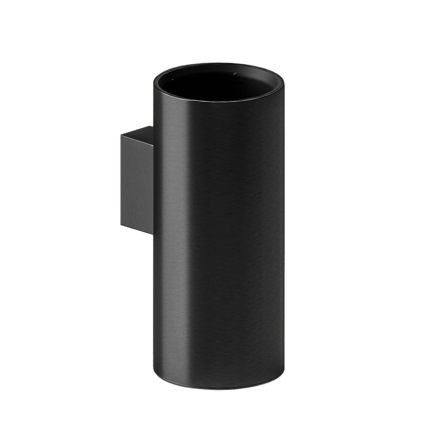 Cosmic Architect Tumbler & Toothbrush Holder - Brushed Black Pvd