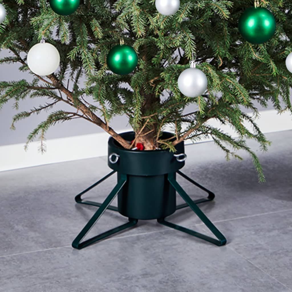 Walplus Plastic Christmas Tree Stand - Black - 46 x 46 x 19 cm