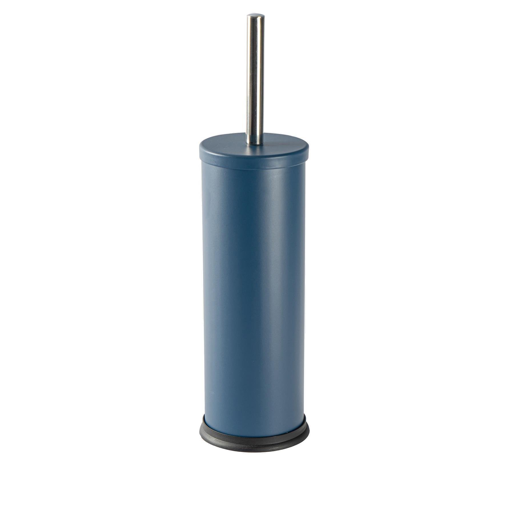 Harbour Housewares Round Toilet Brush - Matt Blue