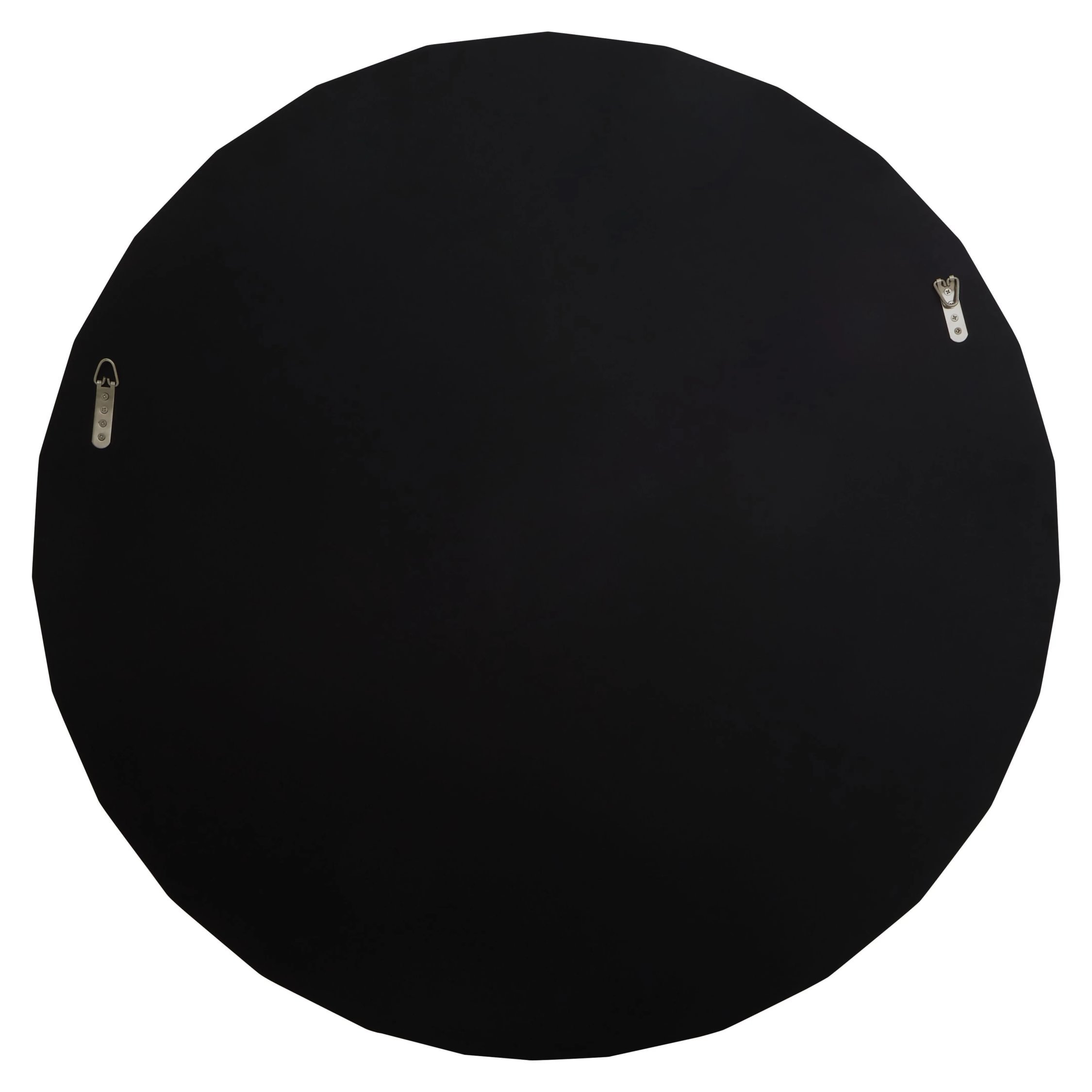 Orsina Jade Round Wall Mirror – Silver