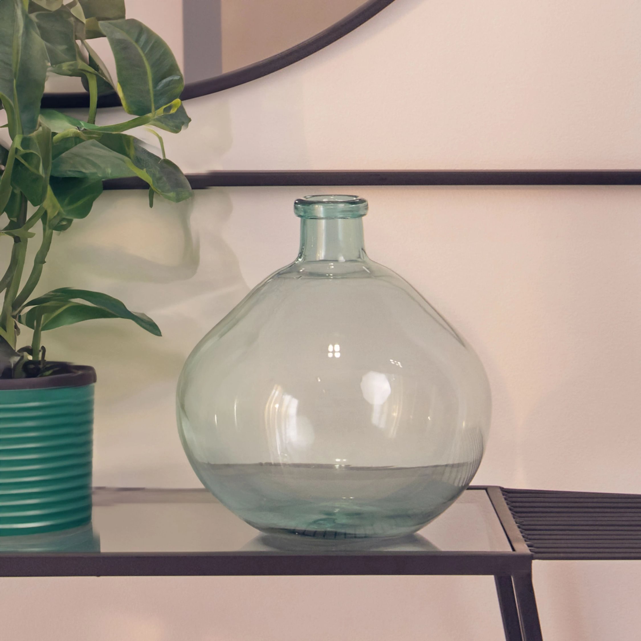 Orsina Bexley Recycled Glass Vase - Blue