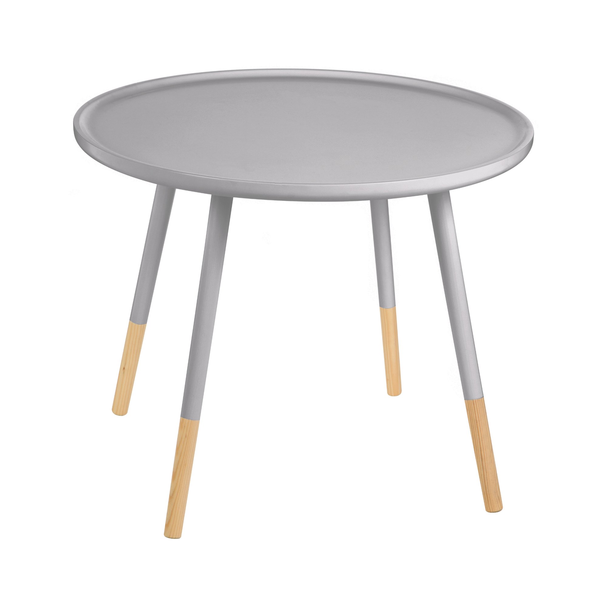 Orsina Viborg Round Side Table – Grey