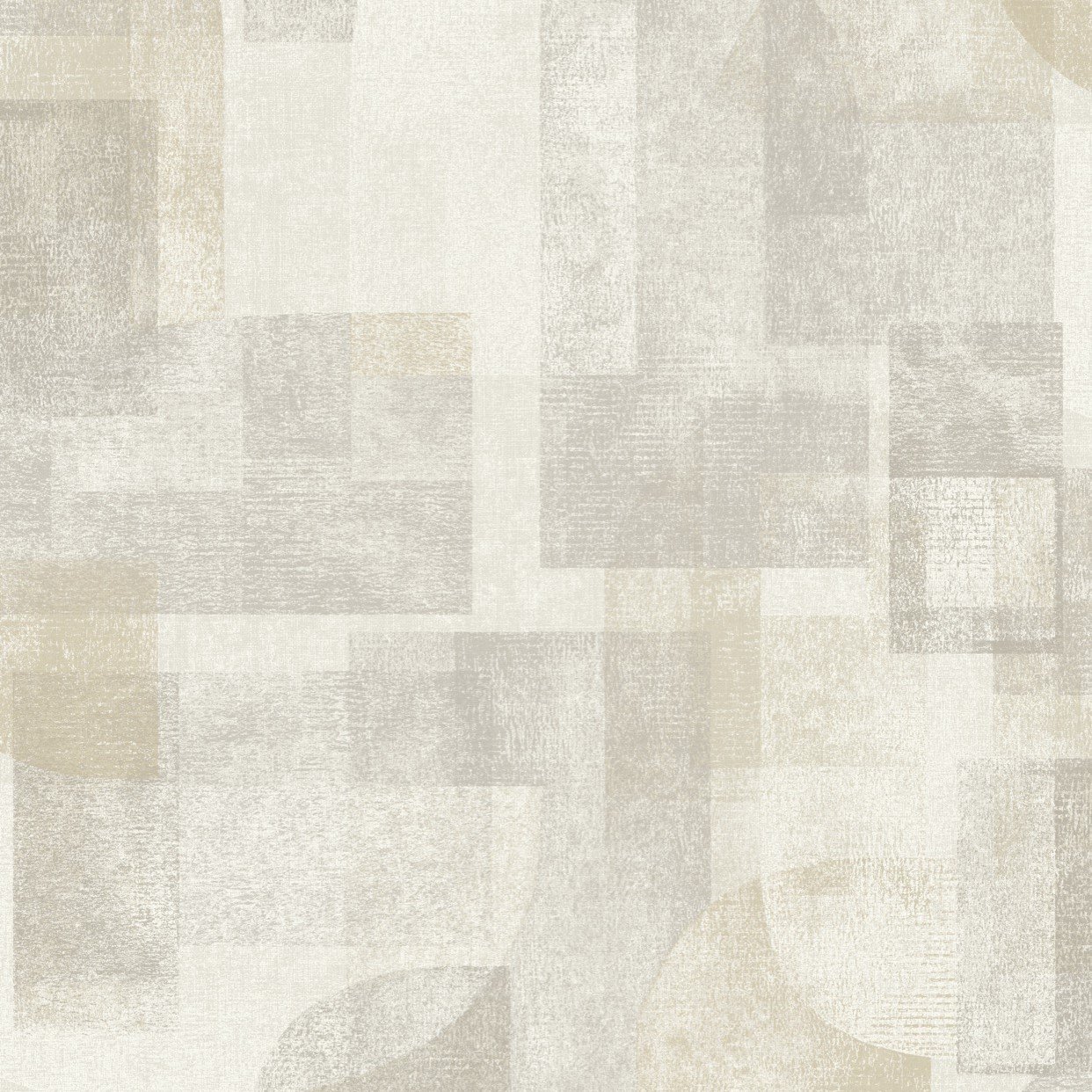 Grandeco Boutique Geo Abstract Shapes PVC-free Eco Wallpaper - Neutral Grey