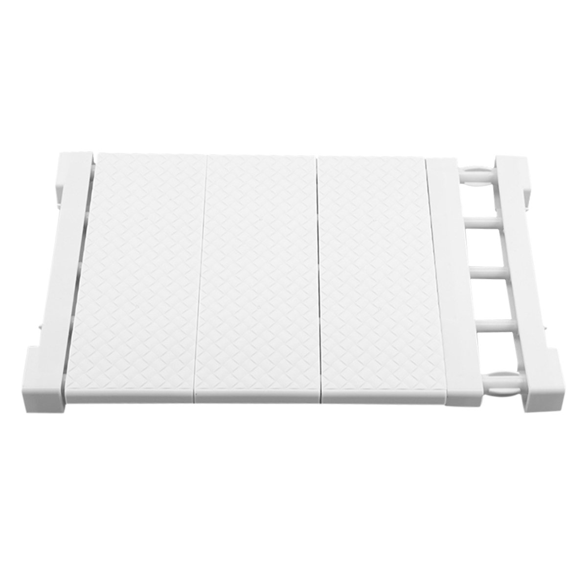 Living and Home Expandable Closet Tension Shelf - White