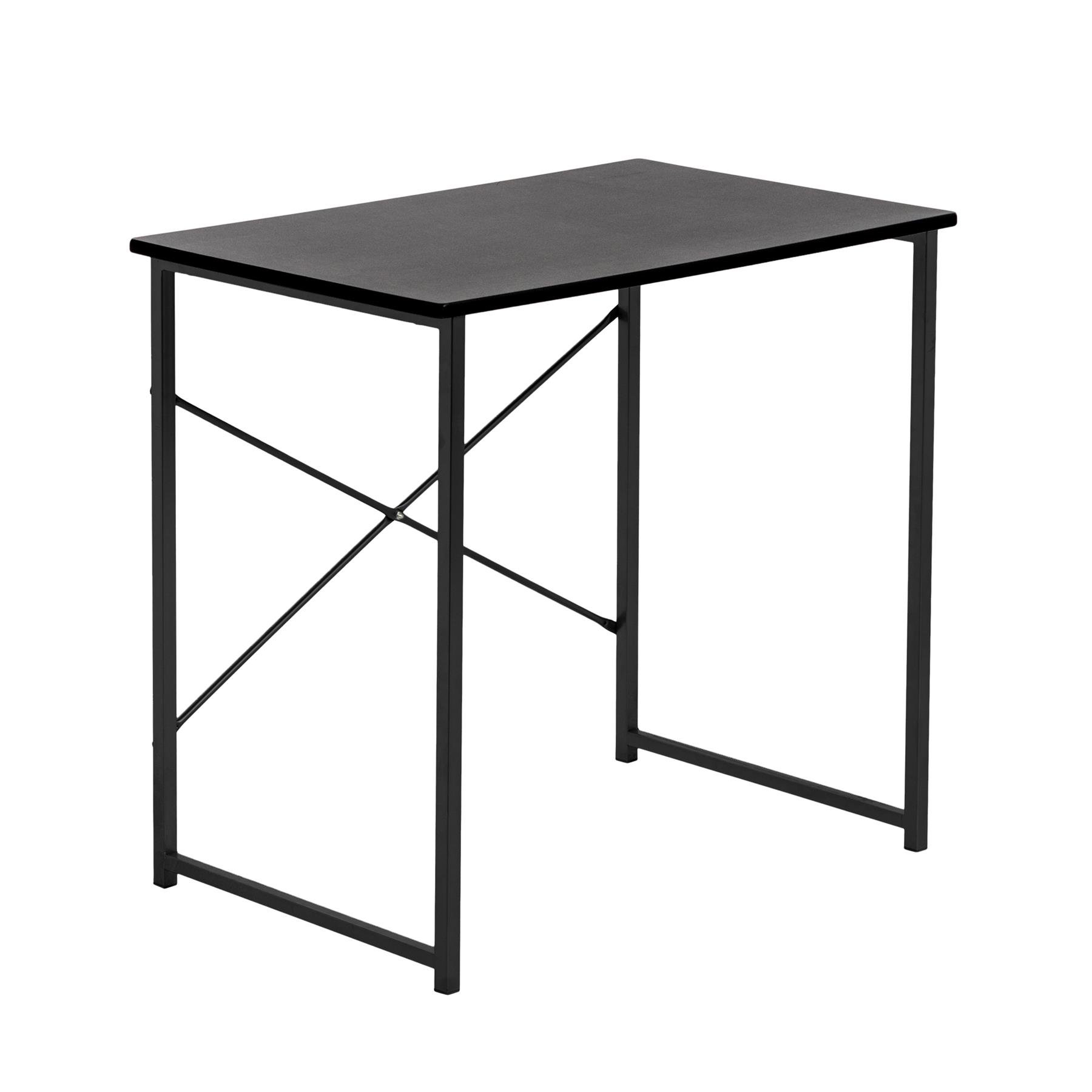 Harbour Housewares Wooden Computer Desk - Black