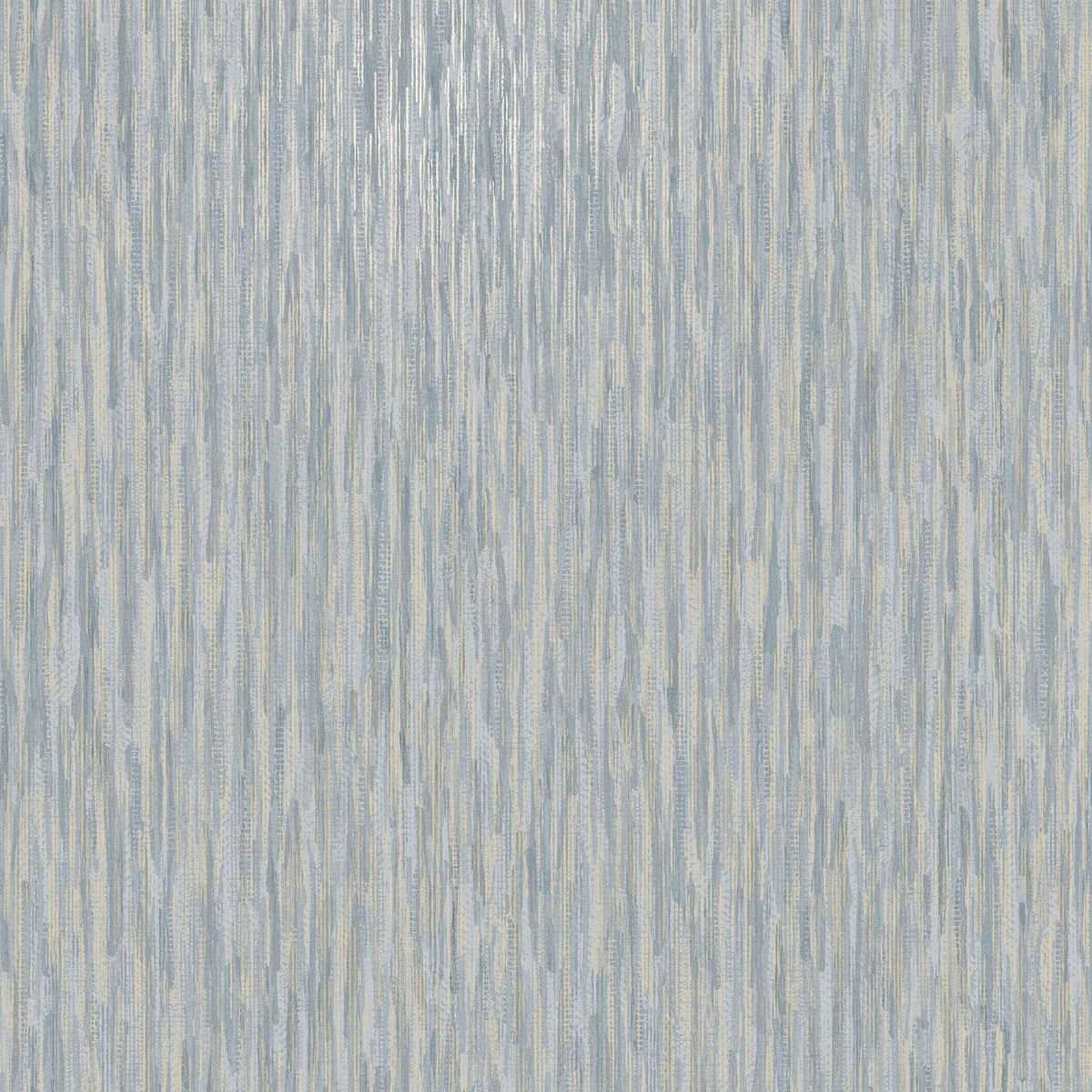 Rasch Rosalie Plain Stripes Wallpaper - Blue