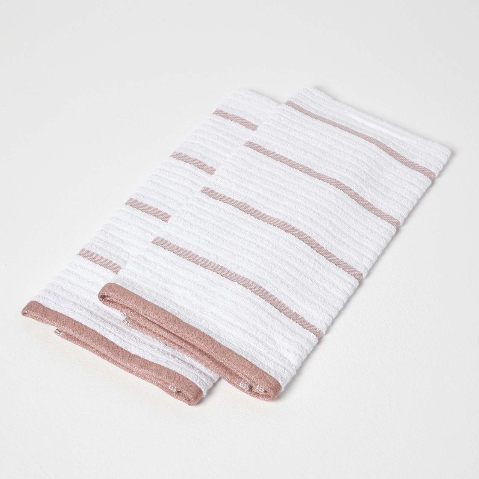 Homescapes Pack of 2 Turkish Cotton Tea Towels - Terracotta