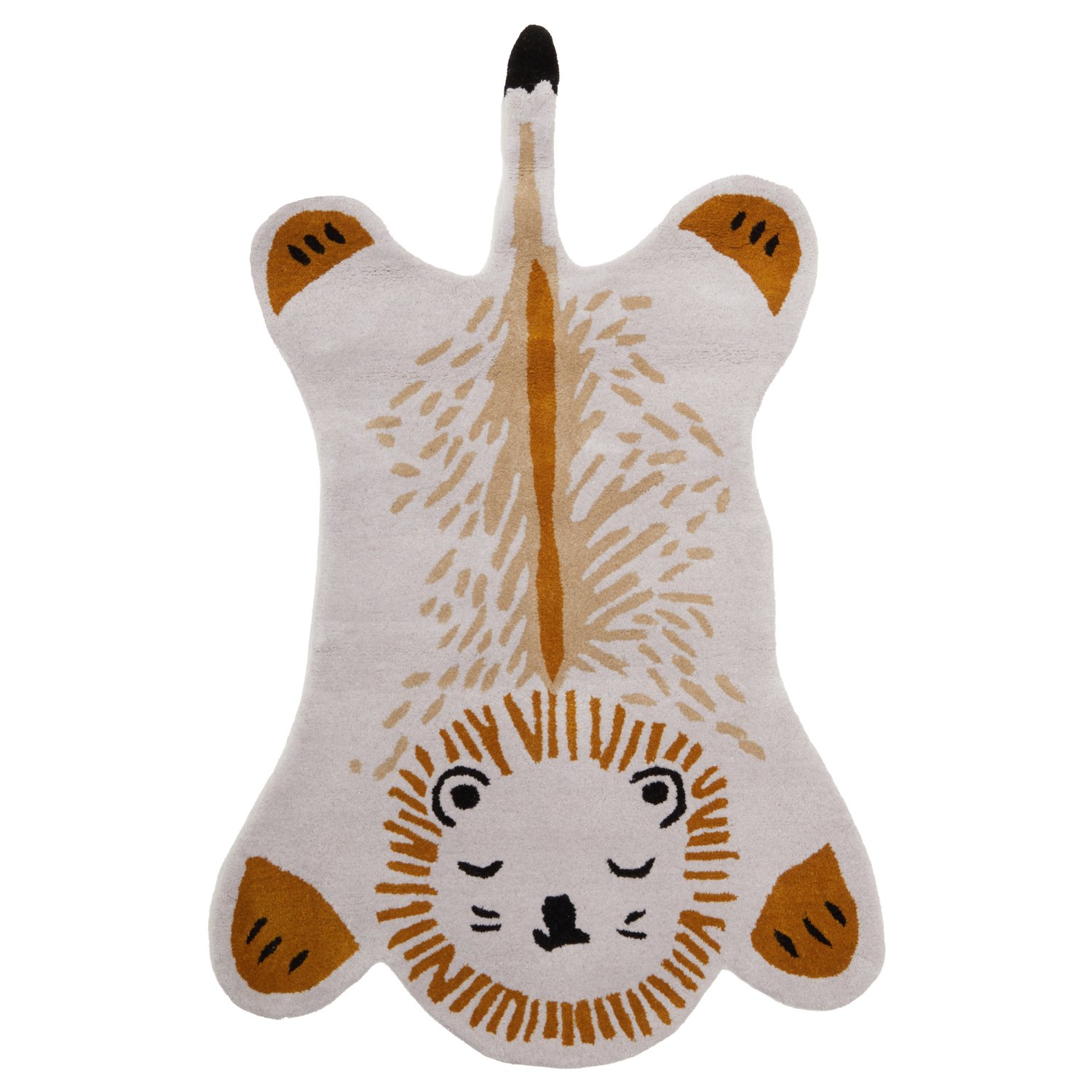 Orsina Kids Lion Rug - Gold