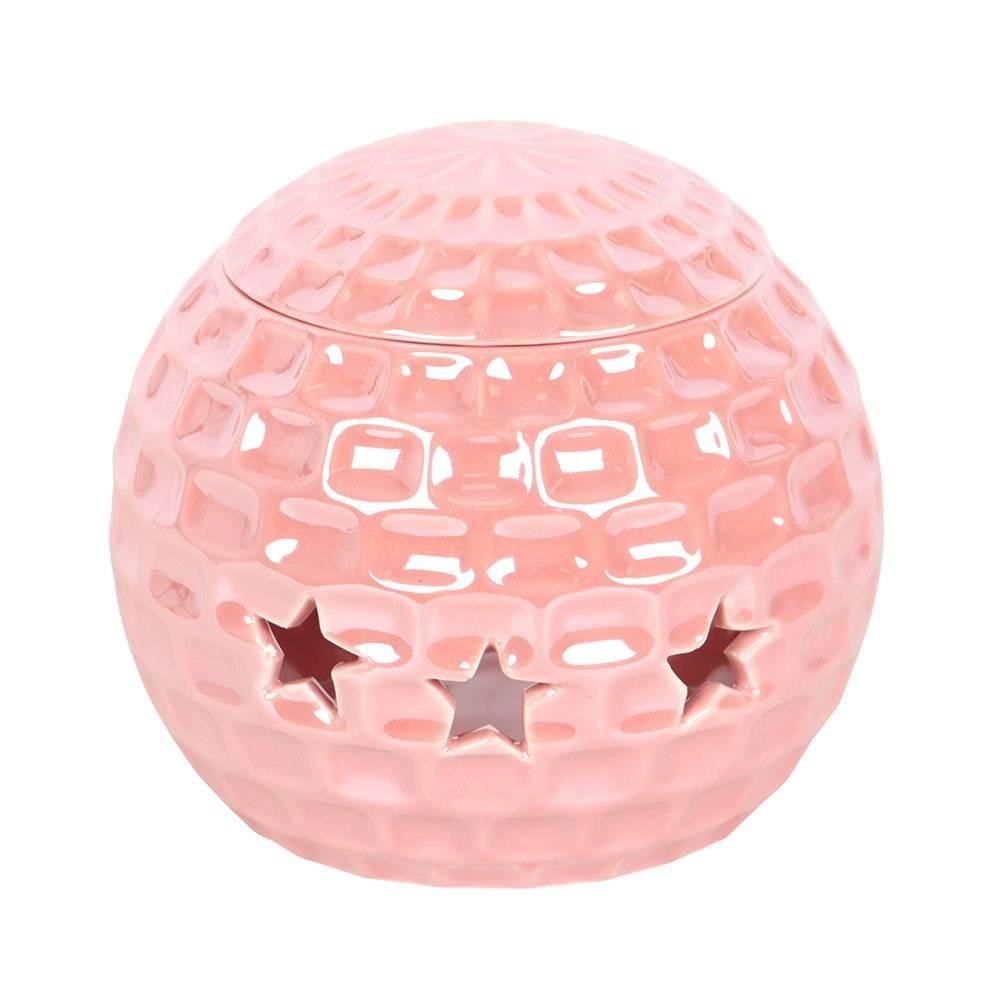Something Different Disco Ball Oil Burner - Pink